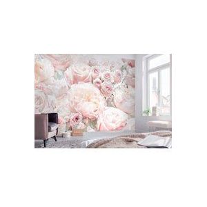 Komar Fotobehang | Spring | Behang, wanddecoratie, rozen, slaapkamers, romantiek, bloemenmotief | Grootte: 368 x 254 cm | 8-976