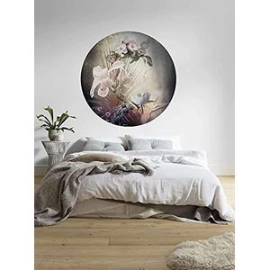 Komar DOT rond en zelfklevend vliesfotobehang Flemish Flowers - Ø 125 cm - 1 stuk - behang, decoratie, wandbehang, wandafbeelding, wandbekleding, designbehang - D1-036