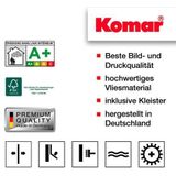 Koma - Vliesbehang - Rond - 125 cm - Zelfklevend - Mat