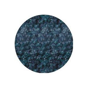 Komar D1-038 Dot, zelfklevende vliesstof, zelfklevend en rond fotobehang, blauw, wit
