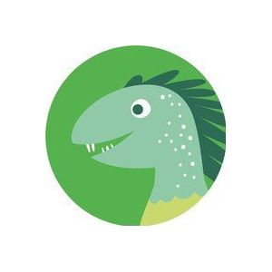 Komar Fotobehang Zelfklevend vlies - Little Dino Velo - Afmeting 125 x 125 cm