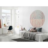 Komar Fototapete "Vlies selbstklebend - Gräser - Größe 125 x 125 cm", bedruckt, Wohnzimmer, Schlafzimmer