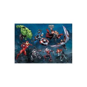 Komar Wandtattoo Avengers Action - Größe 100 x 70 cm (8 St), selbstklebend, Wandsticker, Kinderzimmer