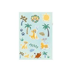 Komar Disney Muurtattoo Lion King Palmtrees - 50 x 70 cm (breedte x hoogte) - 34 delen - Pumbaa, Timon, Simba, Lion King, Leeuwenkkoning, Deco-sticker, muursticker, kinderkamer - 14102h