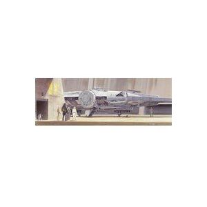 Komar 4-4112 fotobehang Classic RMQ Millenium Falcon-grootte 368 x 127 cm (breedte x hoogte), ruimteschip, Star Wars 9, Skywalker, behang, muurdecoratie, decoratie 4-4112, bont