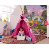 Komar - Disney - fotobehang Princess Sunset - 184 x 254 cm - behang, muurdecoratie, prinsessens, slot - 4-4026