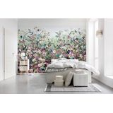 Komar - fleece fotobehang BOTANICA - 368 x 248 cm - behang, muur decoratie, bloemen, slaapkamer, romantiek - XXL4-035