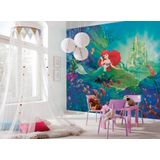 Komar - Disney - fotobehang ARIELS CASTLE - 368x254cm - behang, muurdecoratie, meisjes, kinderkamer, zeemeermin, Arielle, prinses 8-4021