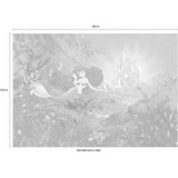Komar - Disney - fotobehang ARIELS CASTLE - 368x254cm - behang, muurdecoratie, meisjes, kinderkamer, zeemeermin, Arielle, prinses 8-4021