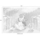 Komar - Disney - fotobehang BEAUTY AND THE BEAST- 368 x 254 cm - behang, wanddecoratie, prinses, kinderkamer, meisjes, mooie, beest, comic - 8-4022