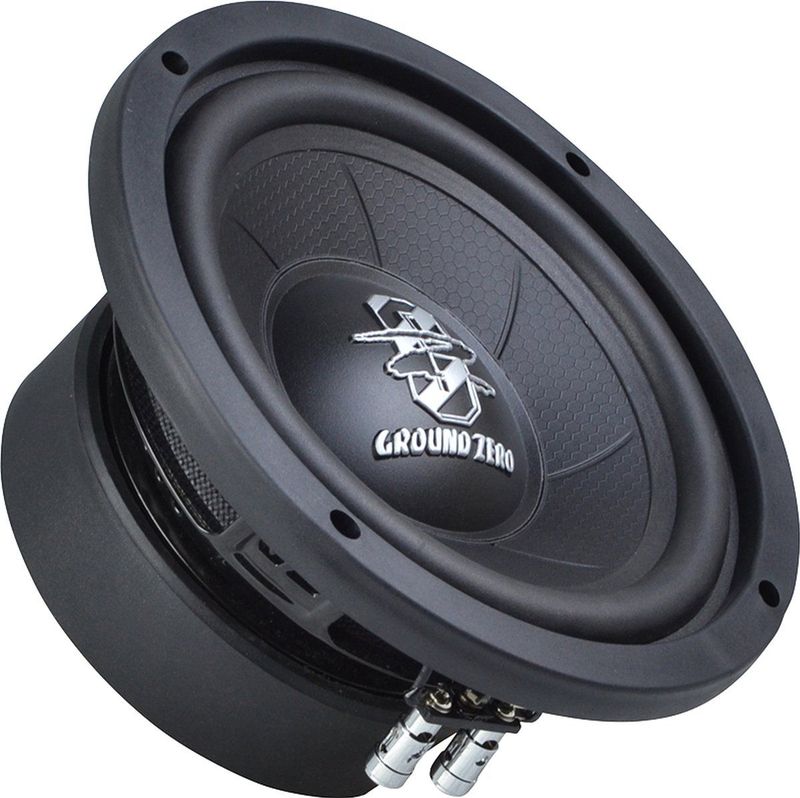 GROUNDZERO – GZIW 165 – 100 WATT RMS VERMOGEN – 4 Ohm IMPEDANTIE - 165mm woofer