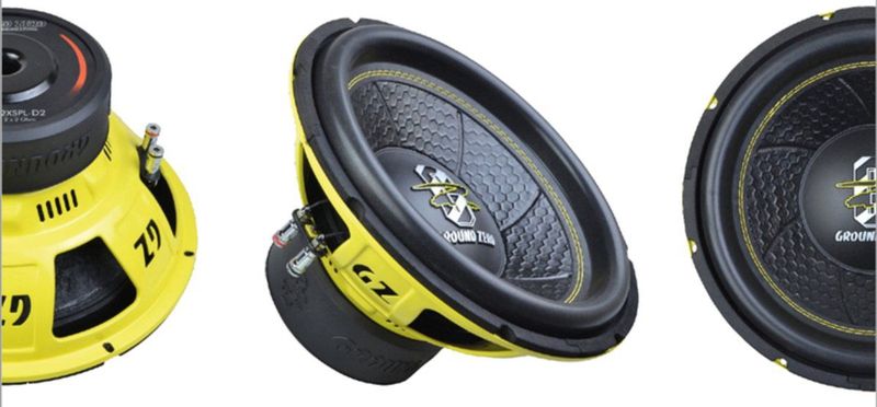 Ground Zero GZIW 12XSPL-D2 - Subwoofer - 12 Inch SPL Autosubwoofer - 2x 2 ohm - 1000 Watt
