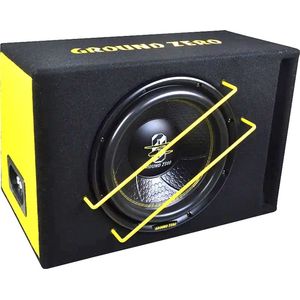 Ground Zero GZHW 12SPL-D2 Flat - 30 cm passieve subwoofer met 1200 Watt (RMS: 600 Watt