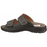 Jomos - Instapper - Zwart - Leder - Verstelbare Velcro