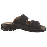 Jomos - Instapper - Zwart - Leder - Verstelbare Velcro