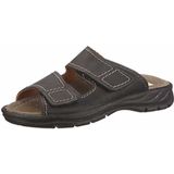 Jomos - Instapper - Zwart - Leder - Verstelbare Velcro