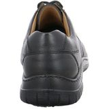 Jomos - Feetback 406202 - Stadsschoenen - Zwart - Leer - Uitneembare Binnenzool