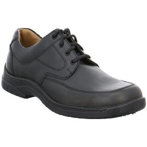 Jomos - Feetback 406202 - Stadsschoenen - Zwart - Leer - Uitneembare Binnenzool