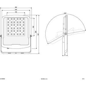 EVN EVN Lichttechnik LFE1000940 LED-schijnwerper 100 W Neutraalwit