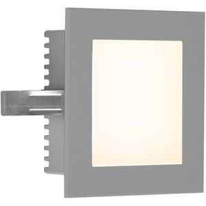 EVN P2180 LED wand inbouwlamp, 3.000 K, zilver