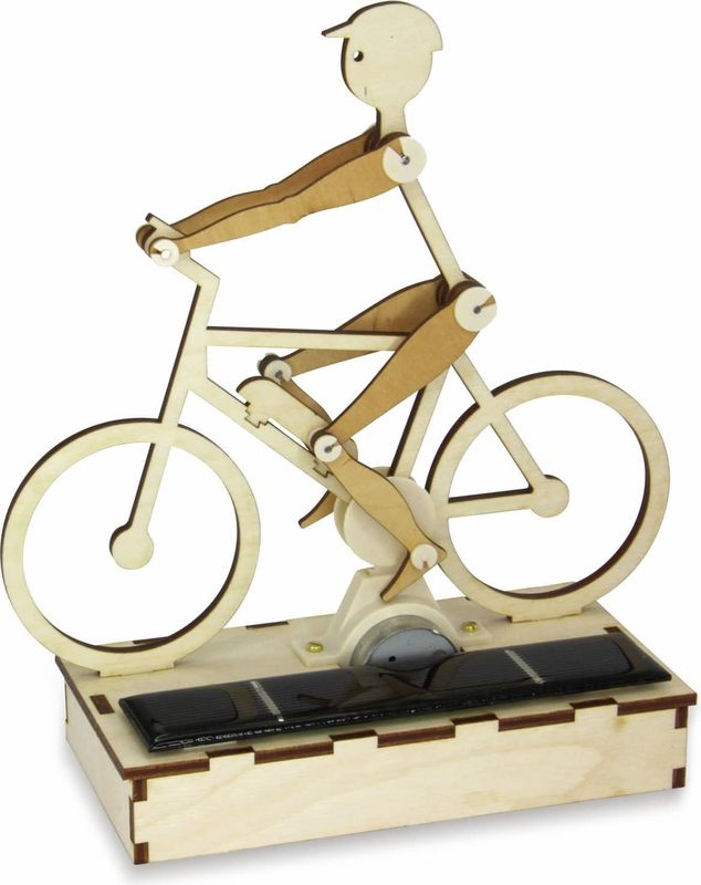 SOL-EXPERT Bausatz, Solar Radler / E-Biker, Holzbausatz zum Selberbauen