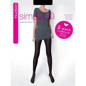 Hudson - Simply 40 - Panty - Zwart - 2-Pack