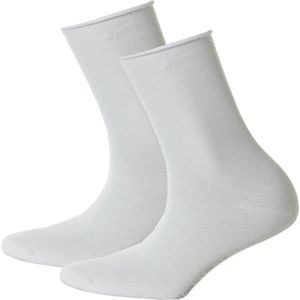 Hudson - Kniestokken - Wit - Set van 2