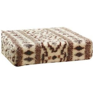 Zittingverhoging - Afneembare Bekleding - Zuiver Schaapsscheerwol - 38x38x8 cm