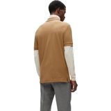 BOSS Pallas regular fit polo - pique - midden beige