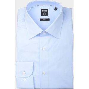 BOSS Black - H-HANK - Overhemd - Blauw - Lange Mouw - Slim Fit