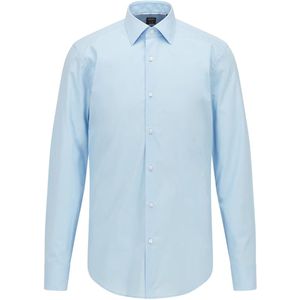 Boss - H-Hank Kent - Overhemd - Blauw - Katoen