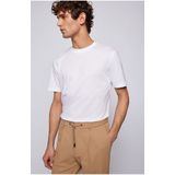 BOSS - T-shirt - Regular Fit - Katoenen Jersey - Met Logodetail