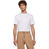 BOSS - T-shirt - Regular Fit - Katoenen Jersey - Met Logodetail