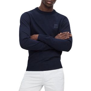 BOSS Pullover Kanovano Navy - Maat XXL - Heren - Pullovers