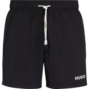 HUGO Haiti swim shorts heren zwembroek zwart dessin