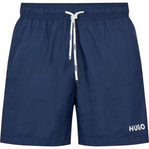 HUGO Haiti swim shorts heren zwembroek donkerblauw dessin