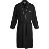 BOSS Kimono heren ochtendjas (dun) zwart