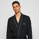 BOSS Kimono heren ochtendjas (dun) zwart
