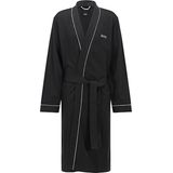 BOSS Kimono heren ochtendjas (dun) zwart