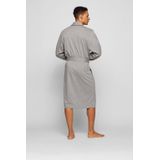 BOSS Badjas kimono van zacht katoen-jersey, Medium Grey 033, M