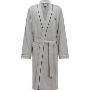 BOSS Kimono heren ochtendjas (dun) middengrijs