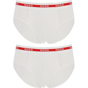 HUGO hipster briefs (2-pack), heren slips, wit