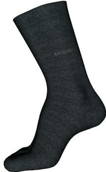BOSS - George - Herensokken - Antraciet Grijs - 1-pack - Katoen
