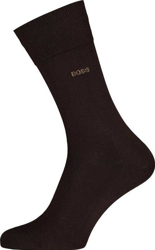 BOSS - George - Herensokken - Donkerbruin - 1-pack - Katoen