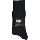 BOSS - Herensokken - Zwart Blauw Antraciet - Katoenmix - 3-Pack