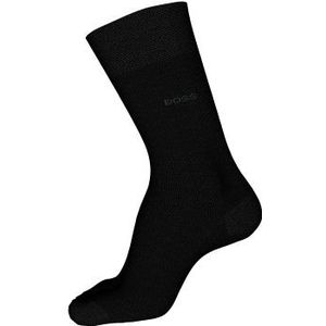 BOSS - John - Herensokken - Zwart - Wolmengsel met Katoen