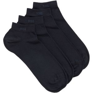 BOSS - Ankle Socks - Enkelsokken - Donkerblauw - Katoen - 2-Pack