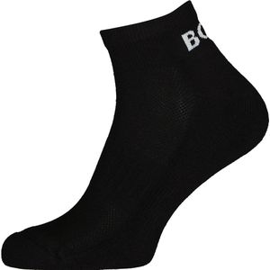 BOSS - Korte Sokken - Zwart - Katoenmengsel - Handafgehechte Teennaad