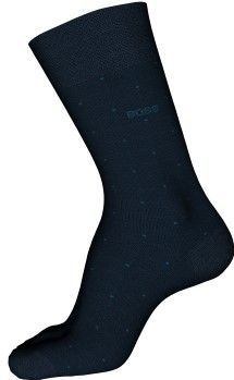BOSS - George Dots - Enkelsokken - Donkerblauw - Katoen/Polyamide