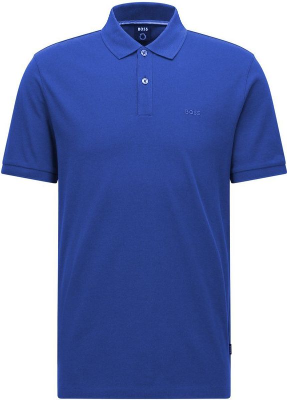 BOSS - Pallas - Polo - Katoenpiqué - Met Logodetails